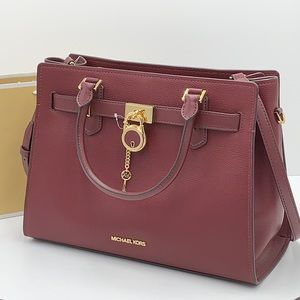 Michael Kors Hamilton Meidum Satchel Shoulder Crossbody